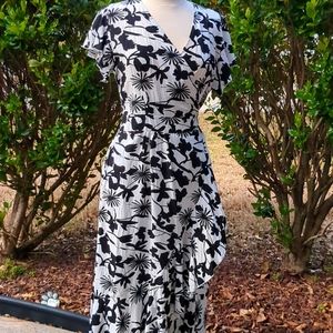 Wrap Dress with Belt Hole